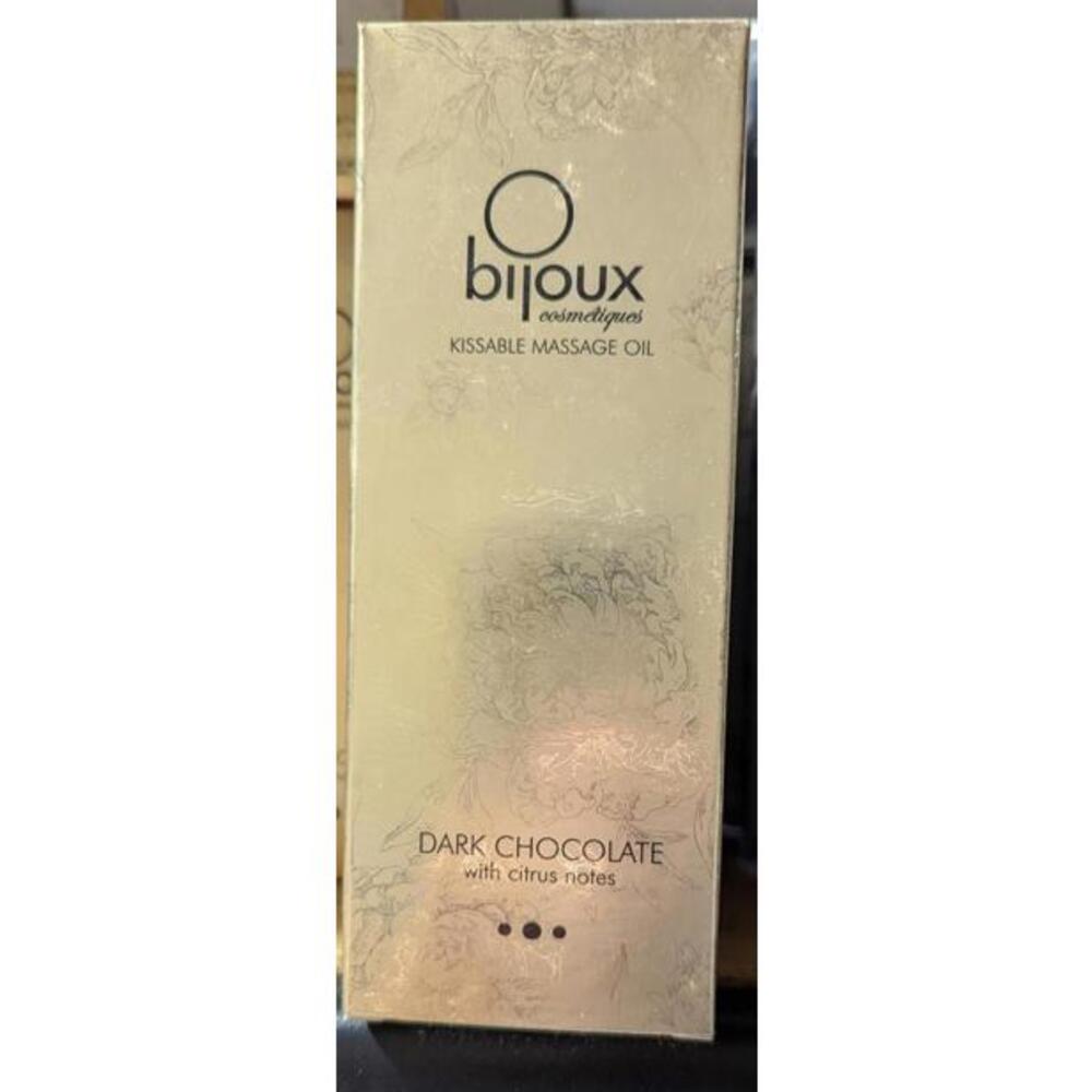 NEW Bijoux Kissable massage oil Dark Chocolate w/citrus 3.4 oz